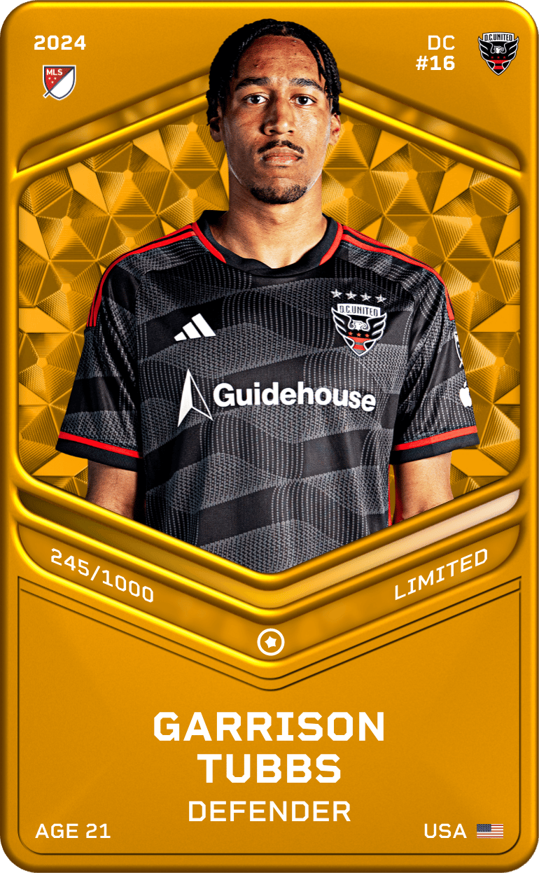 Garrison Tubbs 2024-25 • Limited 245/1000