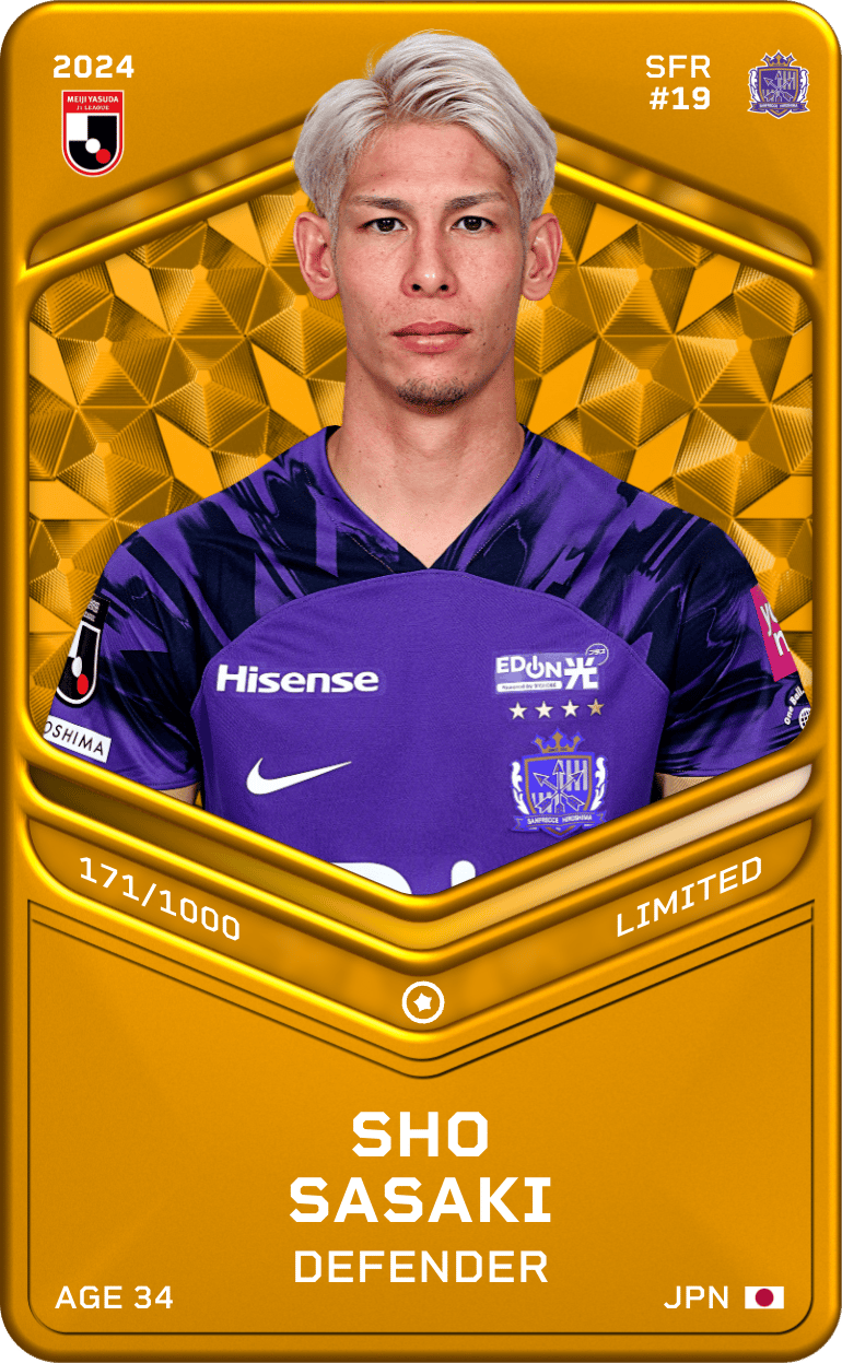 Sho Sasaki 2024-25 • Limited 171/1000