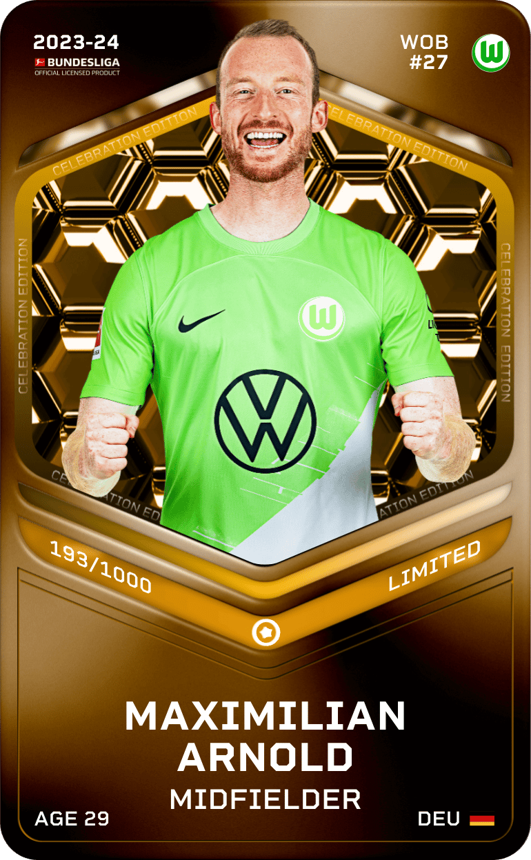 Maximilian Arnold 2023-24 • Limited 193/1000