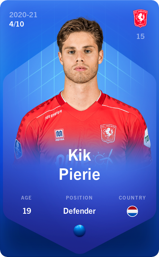 Sorare - Sorare Official - Kik Pierie 2020-21 • Super Rare 4/10 - NFT # 112807506091864890006611894802786590774323481534864786701036170466786027177199