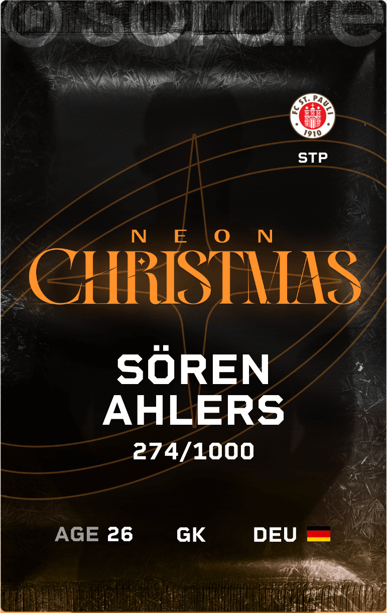 Sören Ahlers 2024-25 • Limited 274/1000