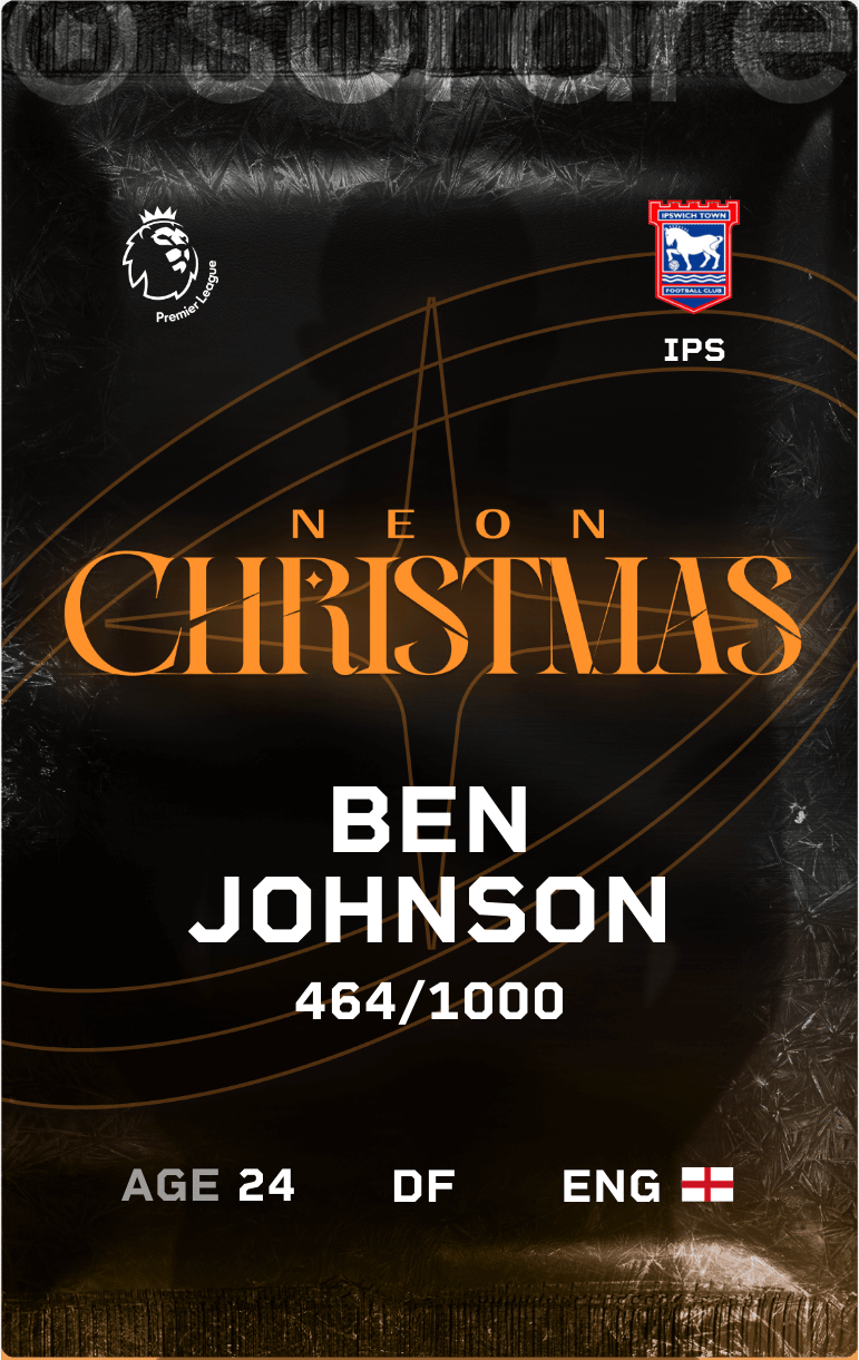 Ben Johnson 2024-25 • Limited 464/1000