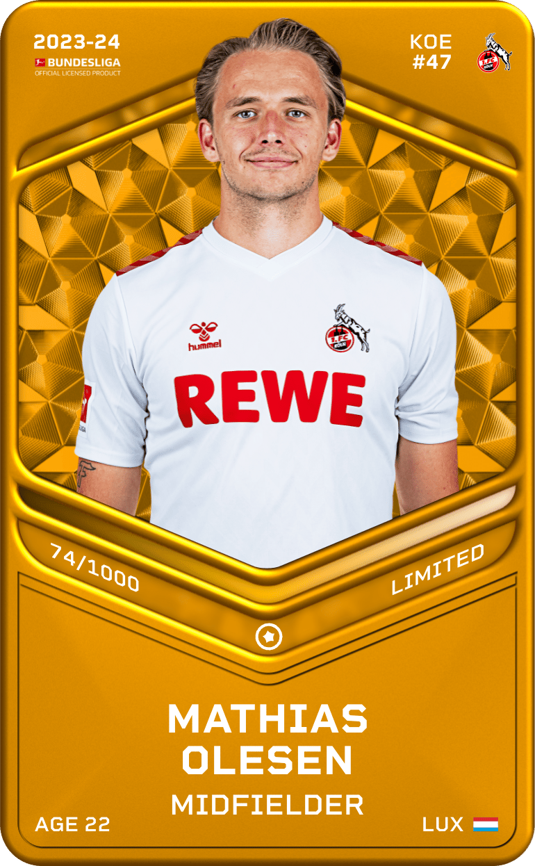 Mathias Olesen 2023-24 • Limited 74/1000