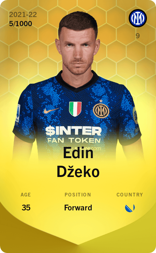 Edin Džeko 2021-22 • Limited 5/1000