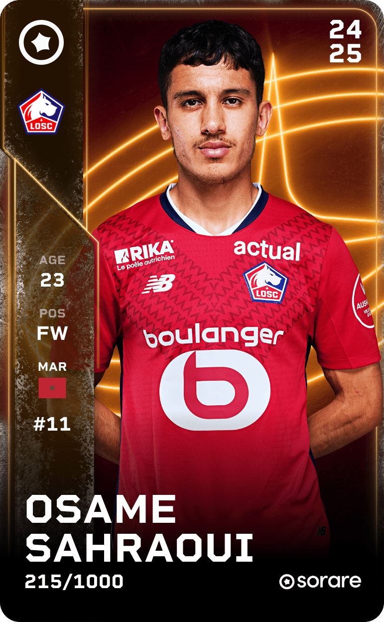 Osame Sahraoui 2024-25 • Limited 215/1000