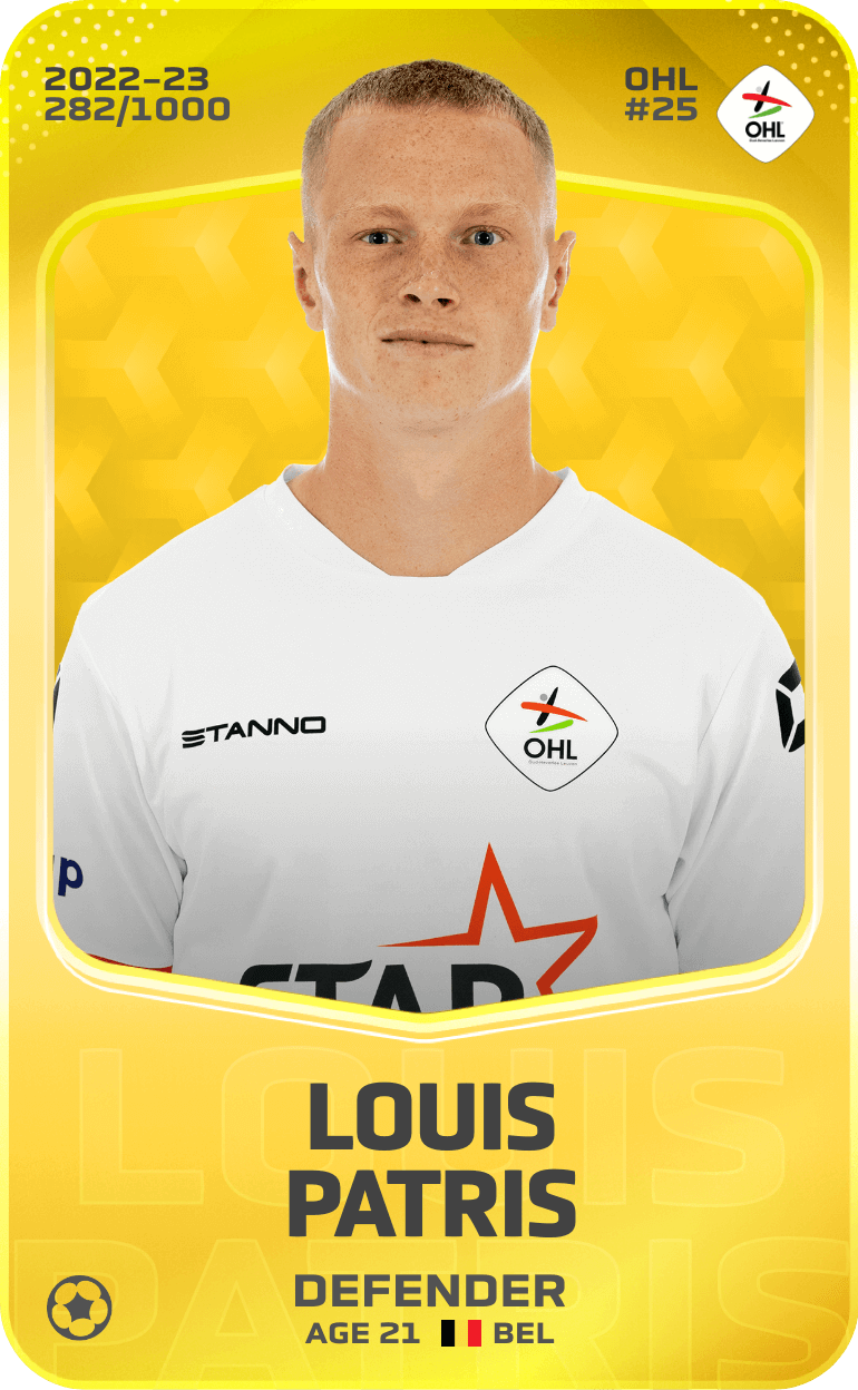 Louis Patris 2022-23 • Limited 282/1000