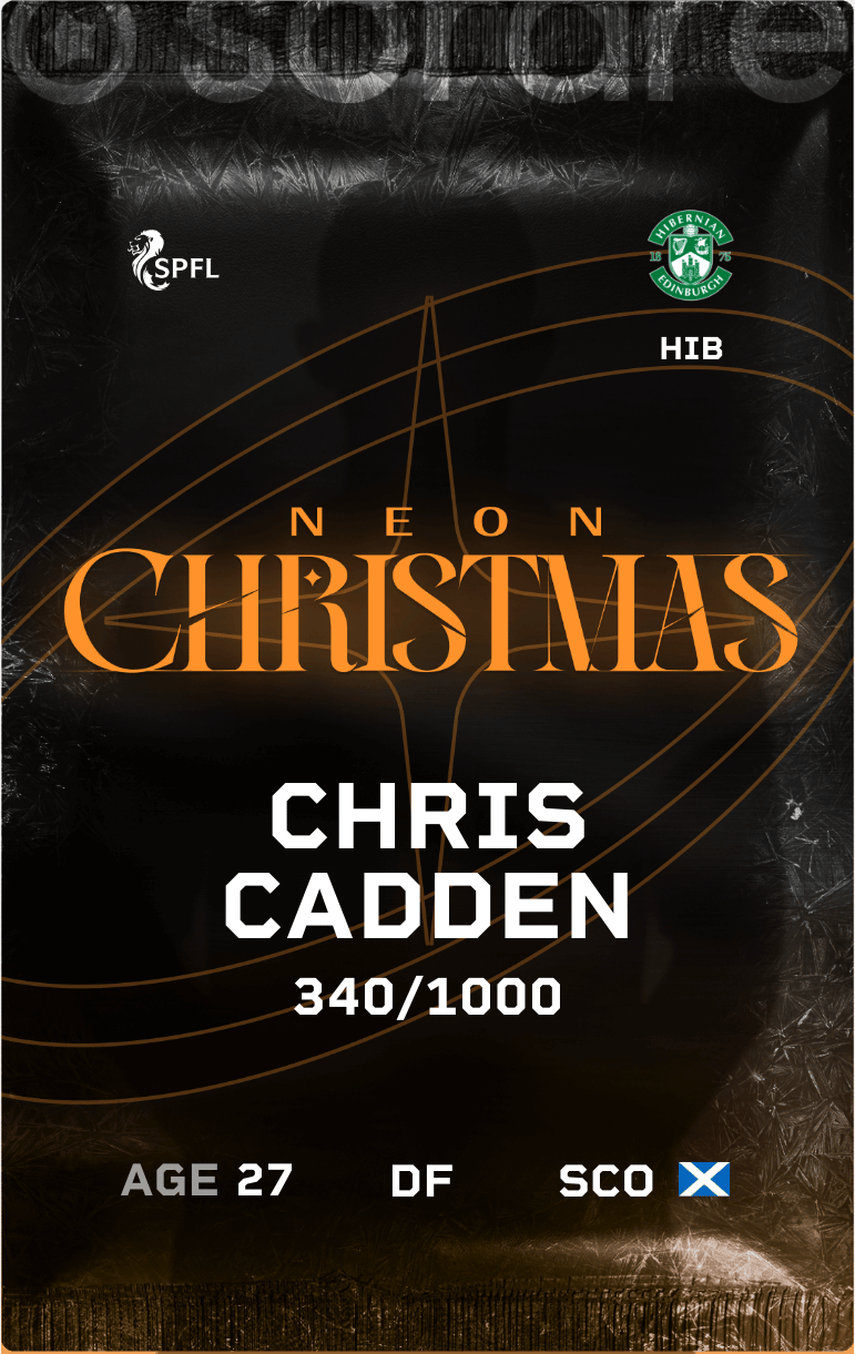 Chris Cadden 2024-25 • Limited 340/1000