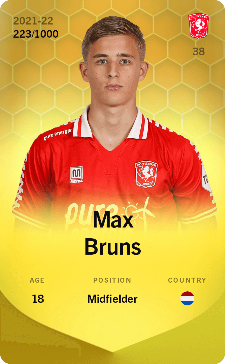 Max Bruns 2021-22 • Limited 223/1000
