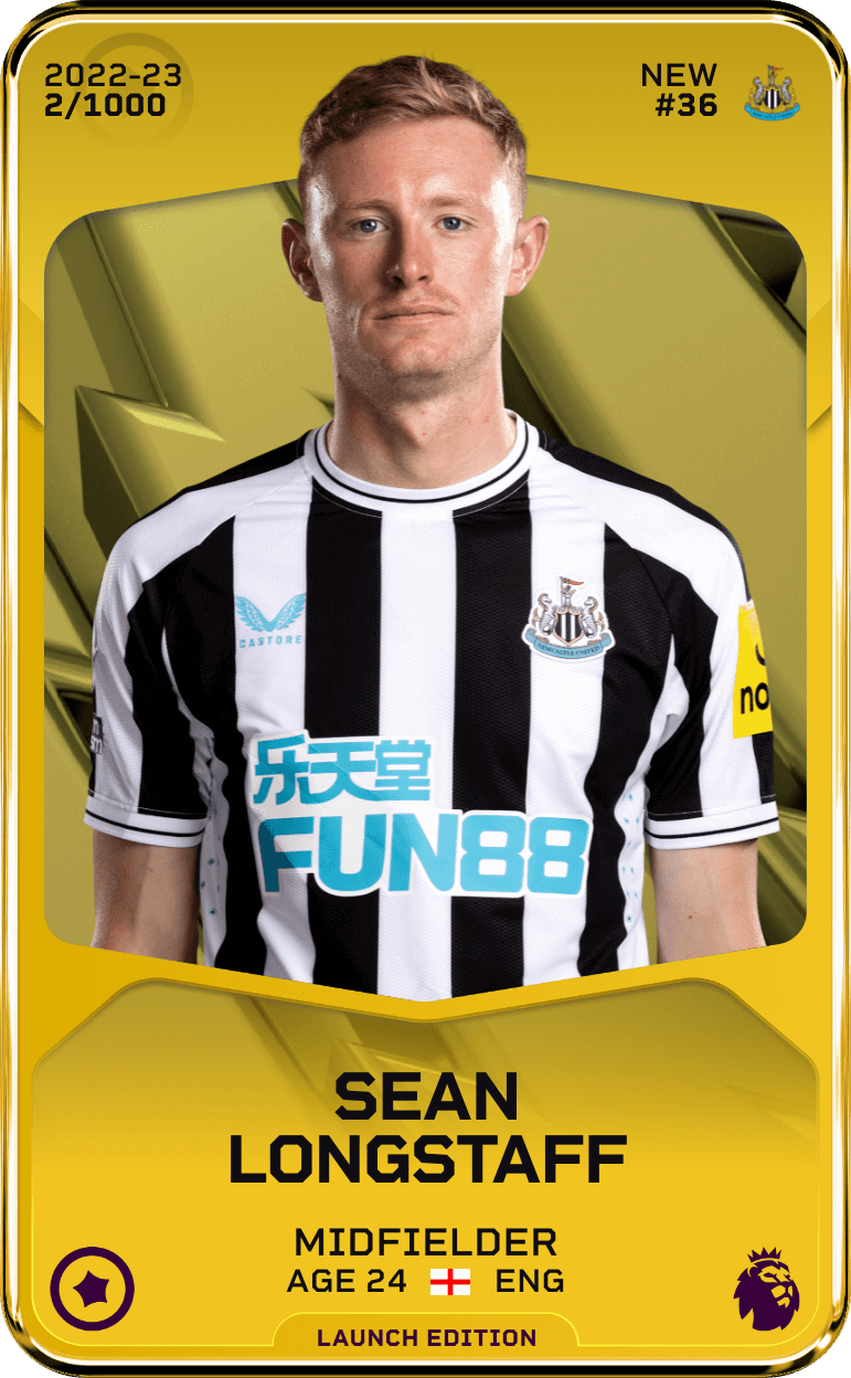 Sean Longstaff 2022-23 • Limited 2/1000