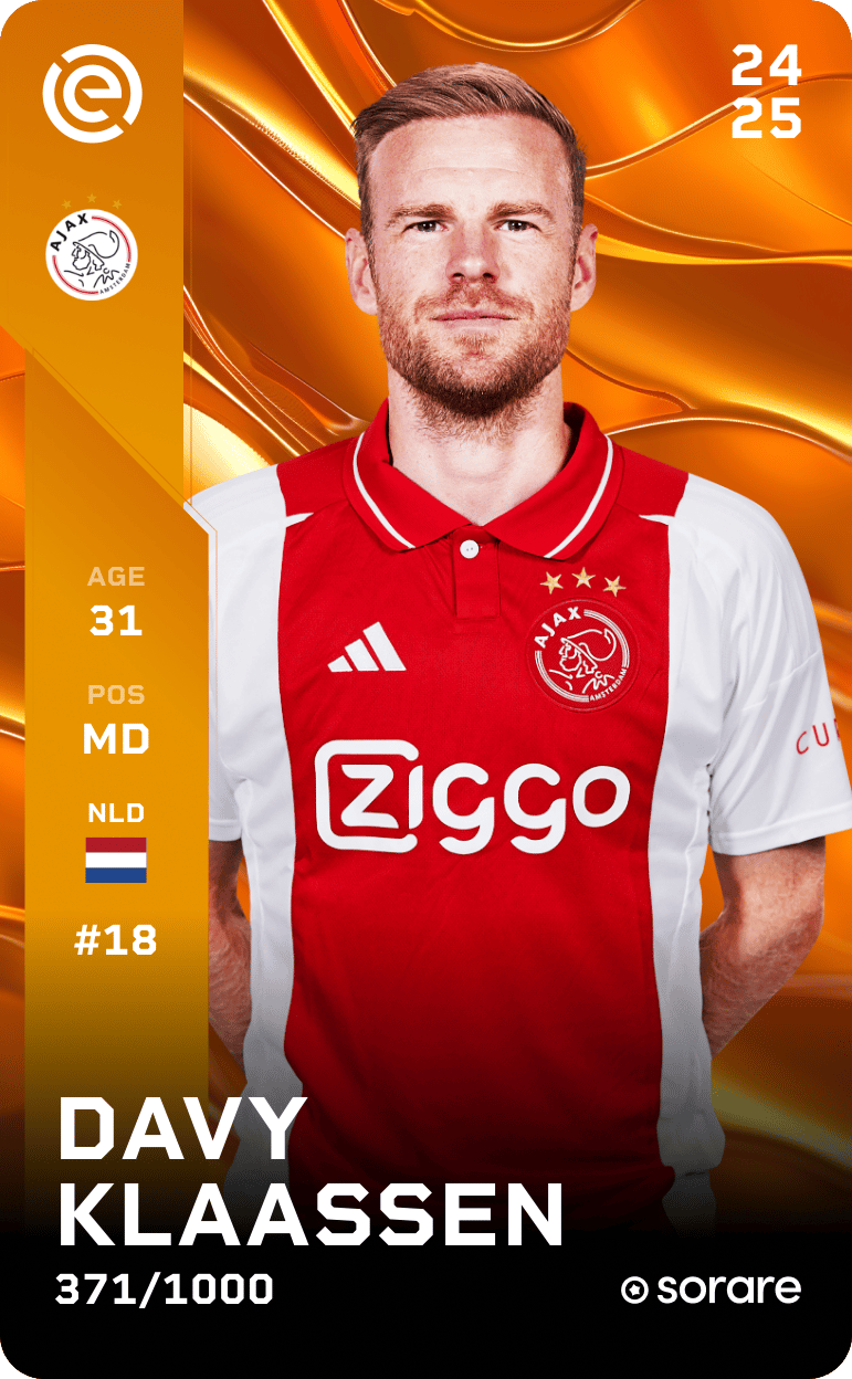 Davy Klaassen 2024-25 • Limited 371/1000