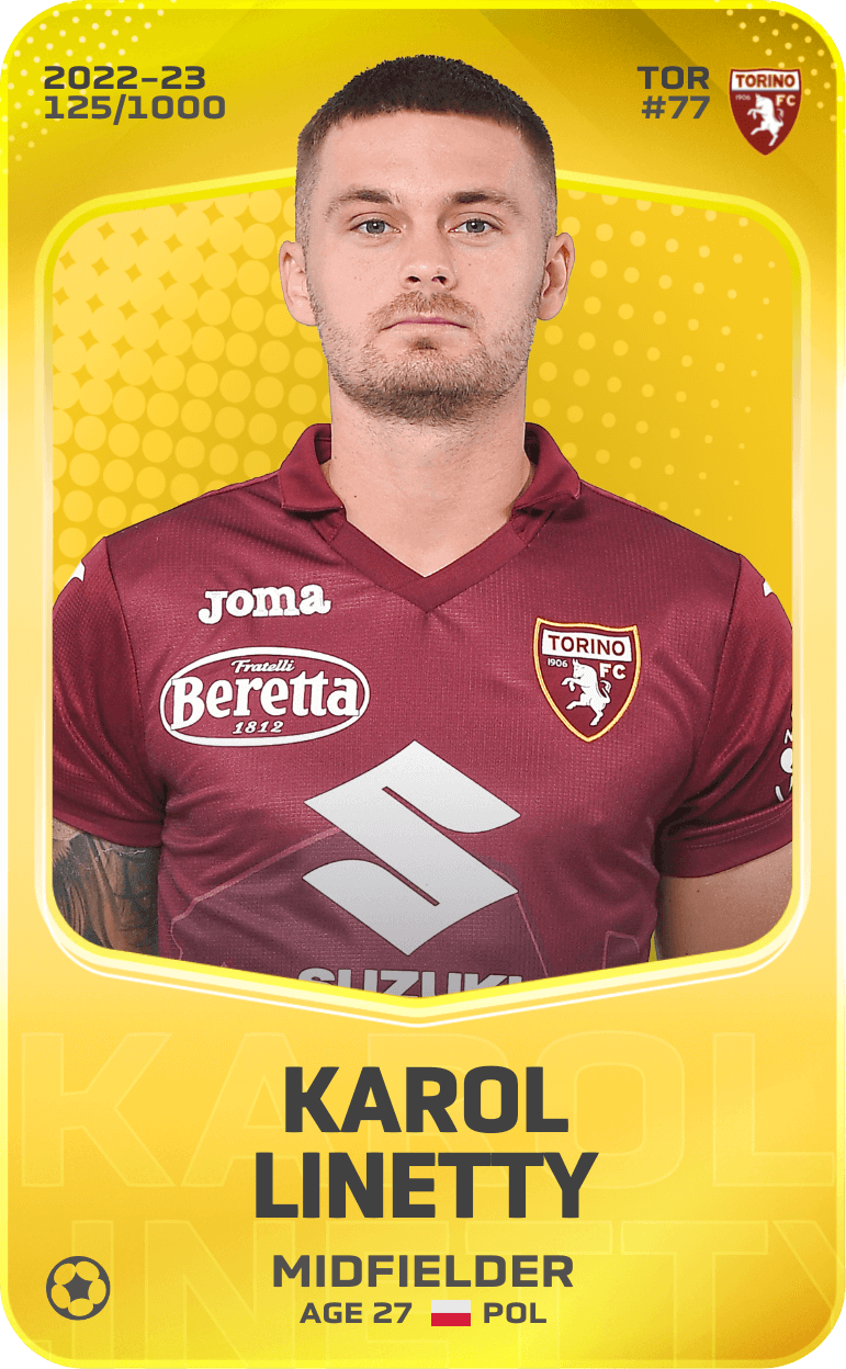 Karol Linetty 2022-23 • Limited 125/1000