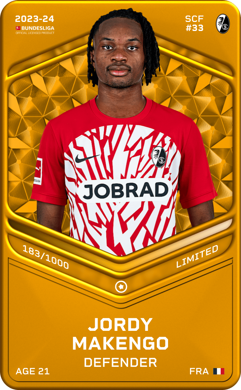 Jordy Makengo 2023-24 • Limited 183/1000