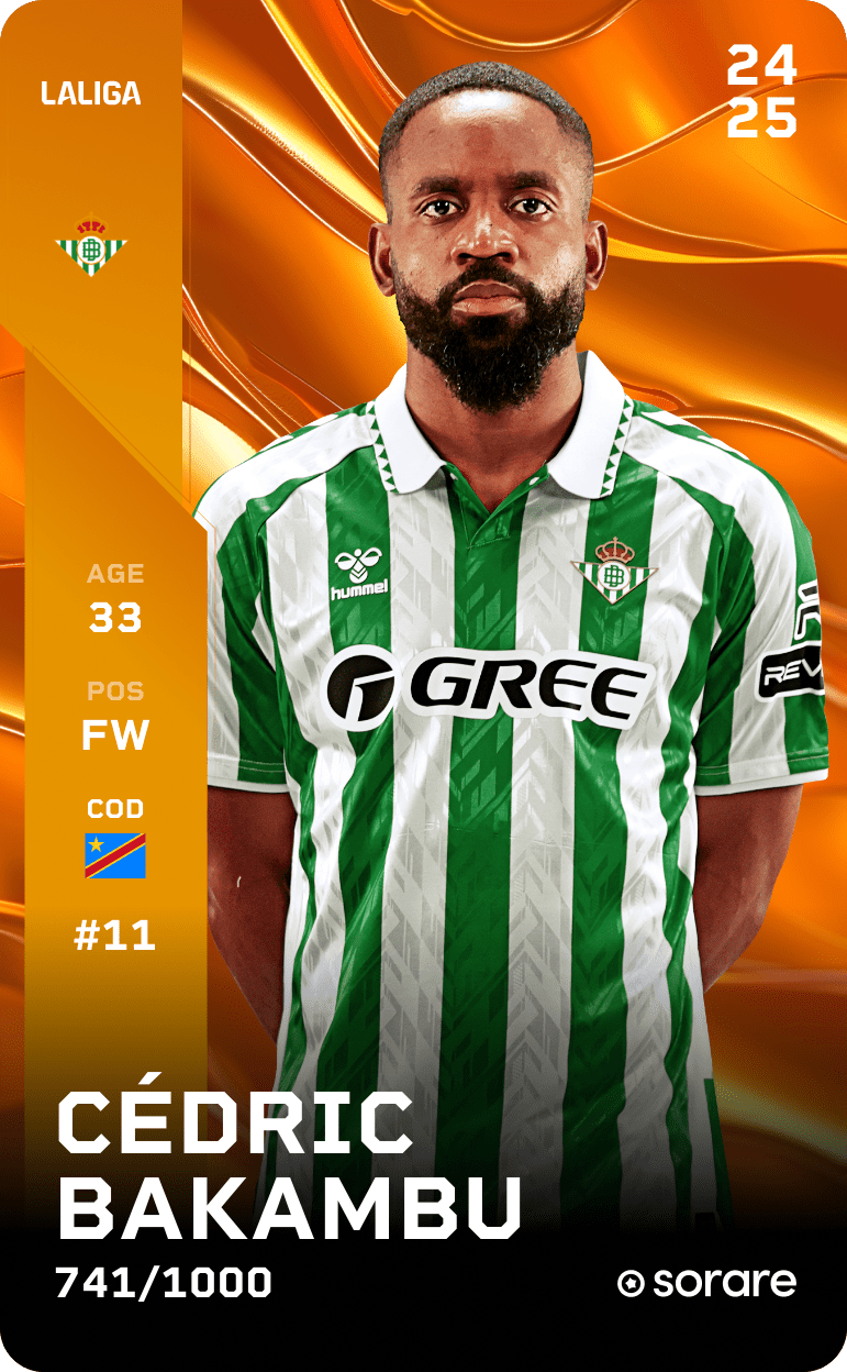 Cédric Bakambu 2024-25 • Limited 741/1000