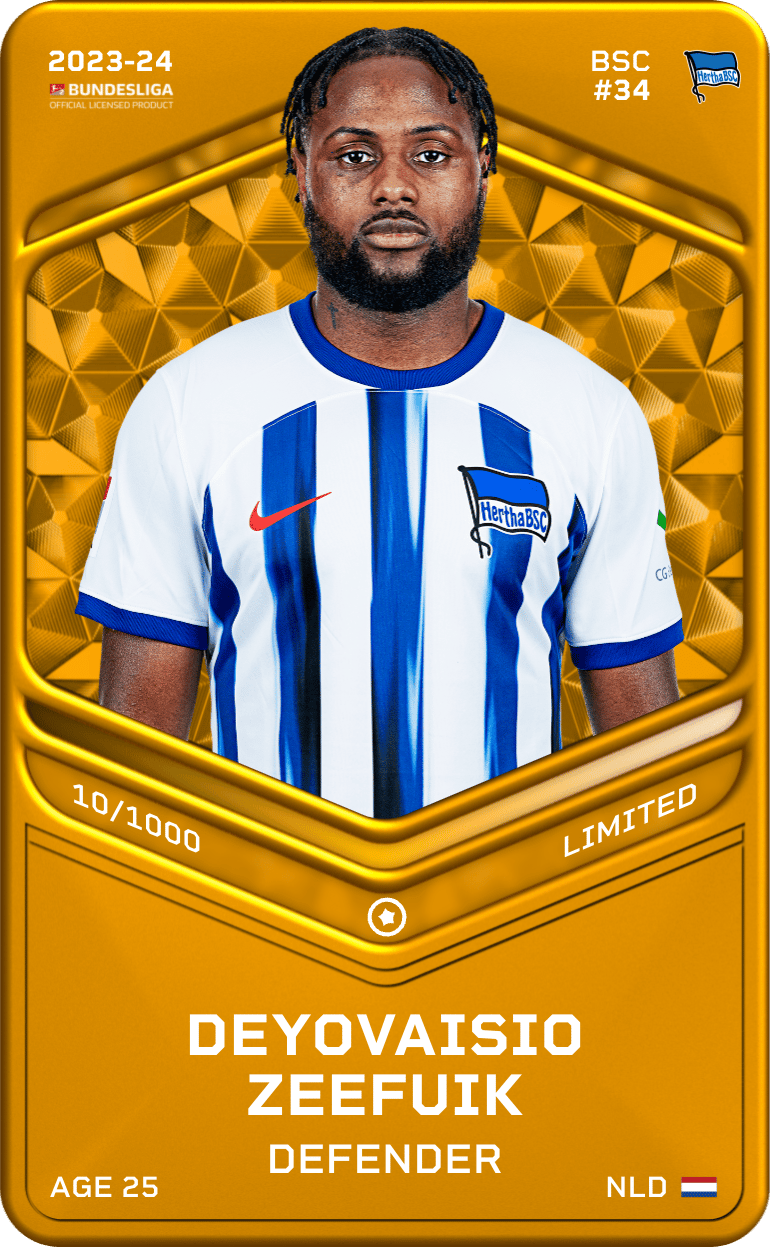 Deyovaisio Zeefuik 2023-24 • Limited 10/1000