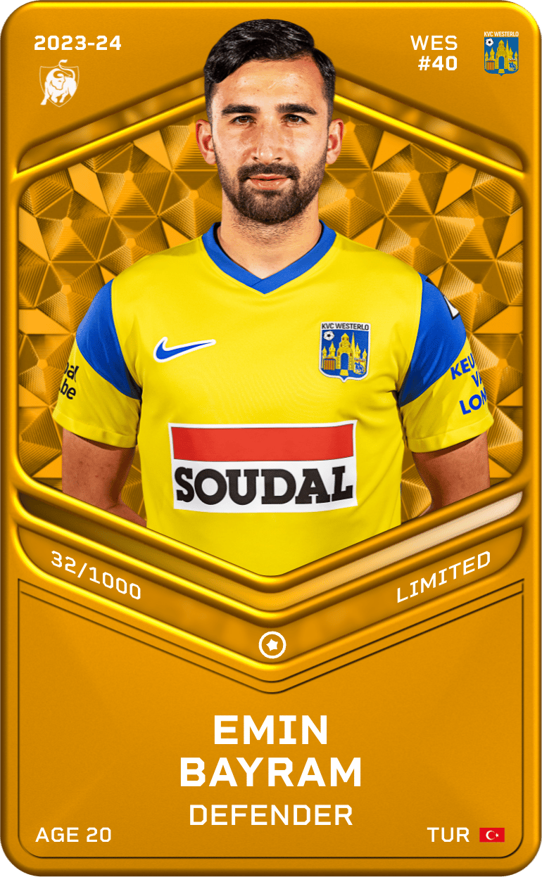 Emin Bayram 2023-24 • Limited 32/1000