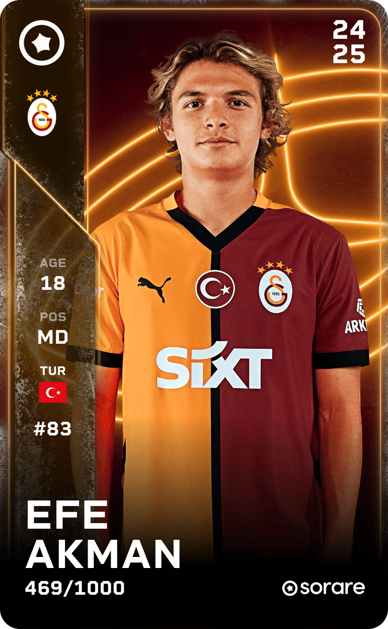 Efe Akman 2024-25 • Limited 469/1000