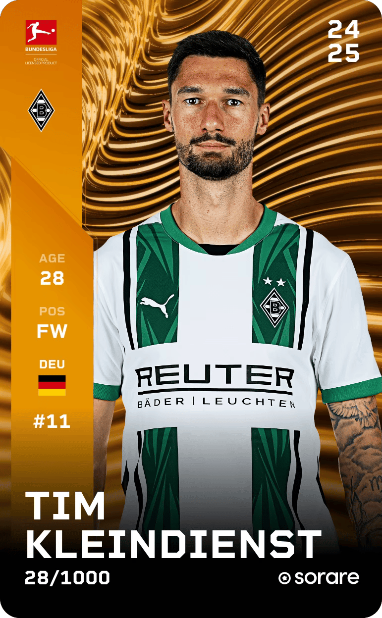 Tim Kleindienst 2024-25 • Limited 28/1000