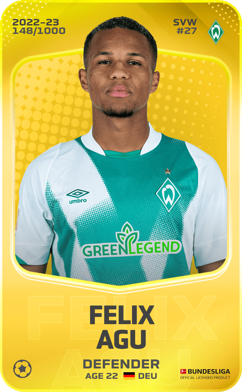 Felix Agu 2022-23 • Limited 148/1000