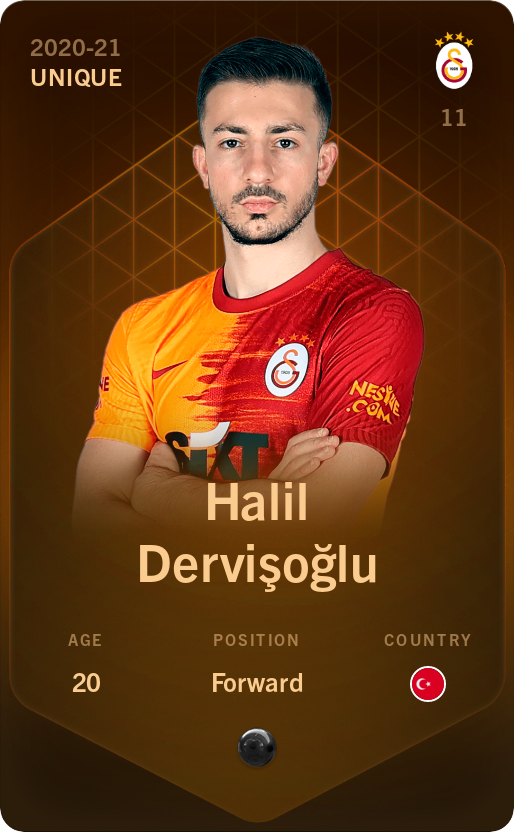 Sorare - Sorare Official - Halil Dervişoğlu 2020-21 • Unique - NFT # 92271604008711408222271105219555824229358748970812856444072936393372550833977