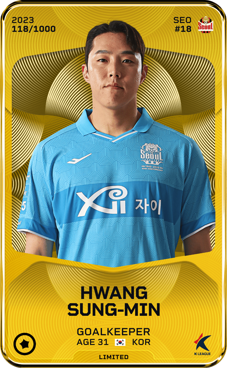 Hwang Sung-Min 2023-24 • Limited 118/1000
