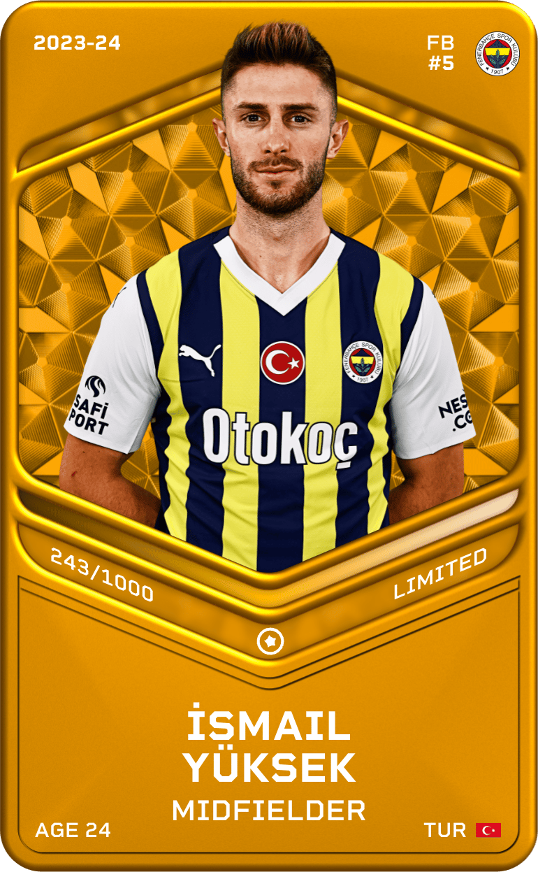 İsmail Yüksek 2023-24 • Limited 243/1000