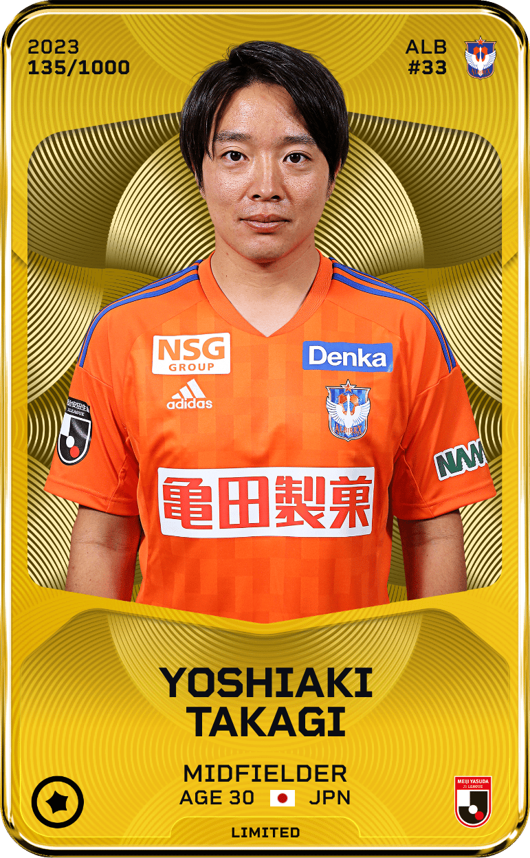 Yoshiaki Takagi 2023-24 • Limited 135/1000