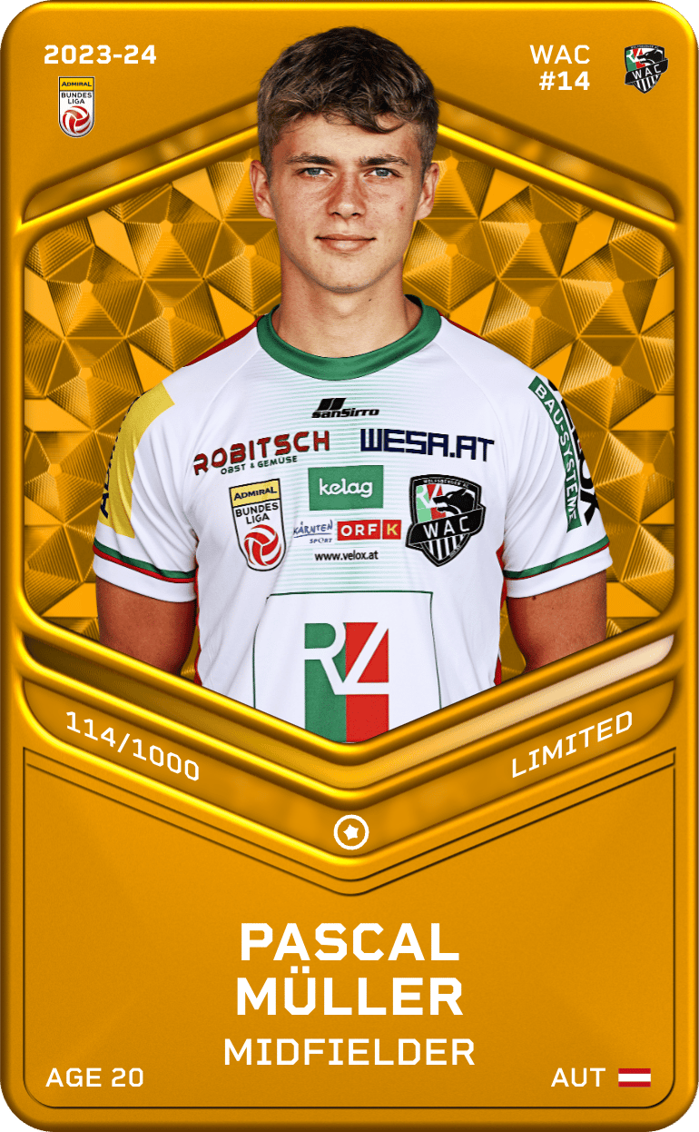 Pascal Müller 2023-24 • Limited 114/1000