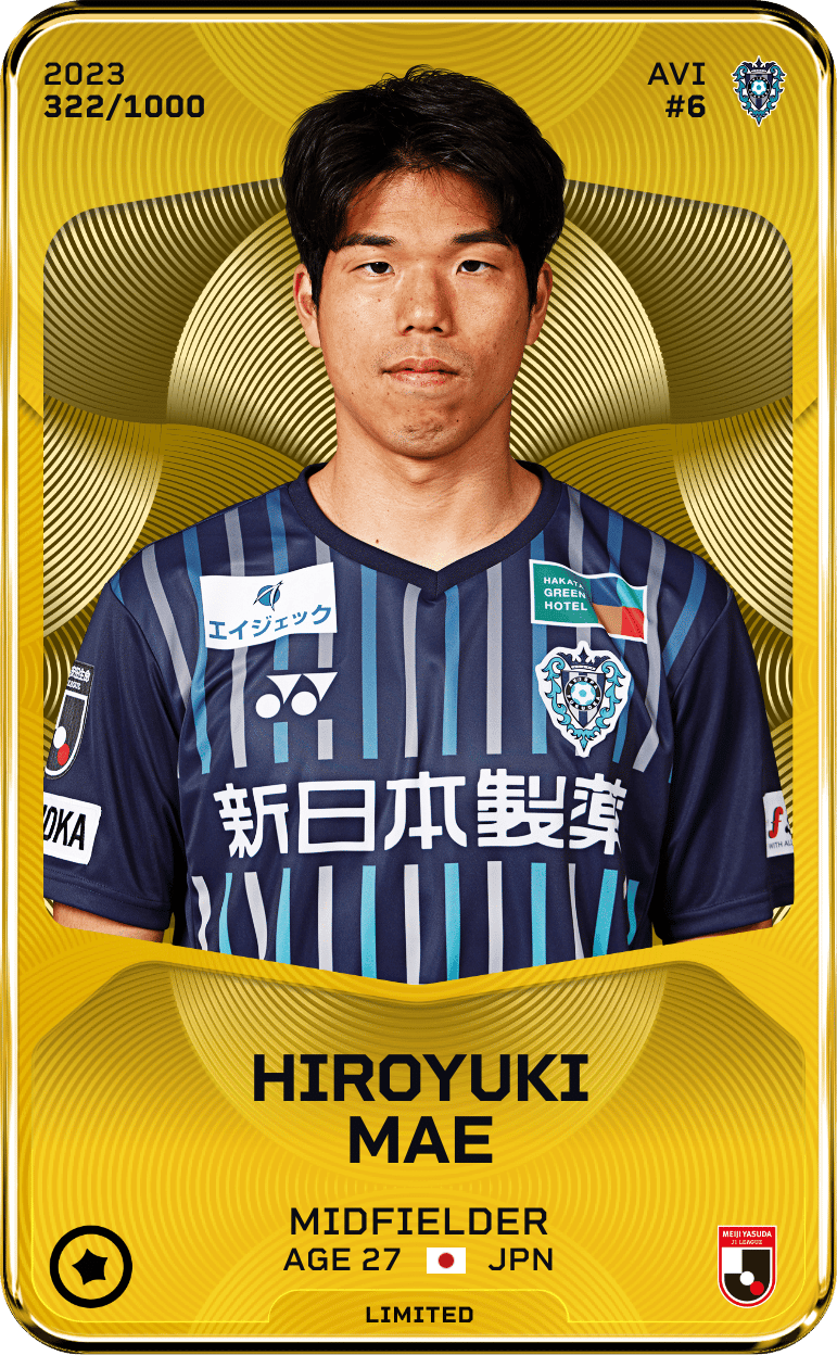 Hiroyuki Mae 2023-24 • Limited 322/1000