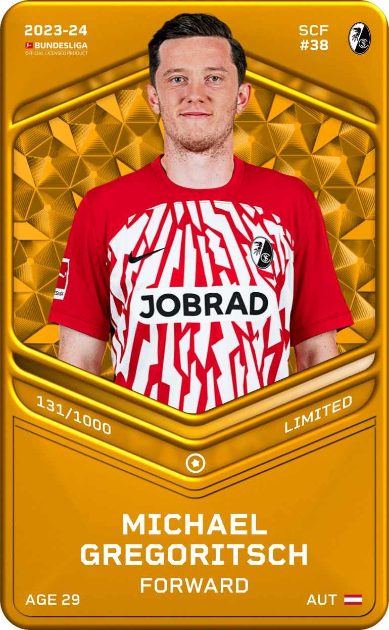 Michael Gregoritsch 2023-24 • Limited 131/1000