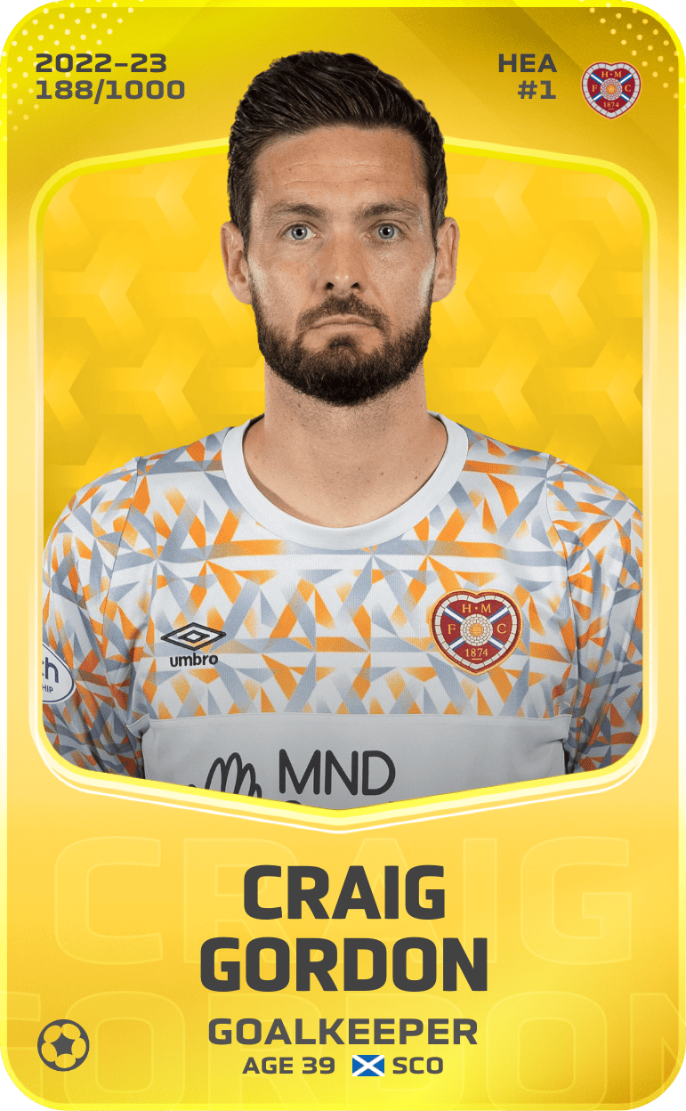 Craig Gordon 2022-23 • Limited 188/1000