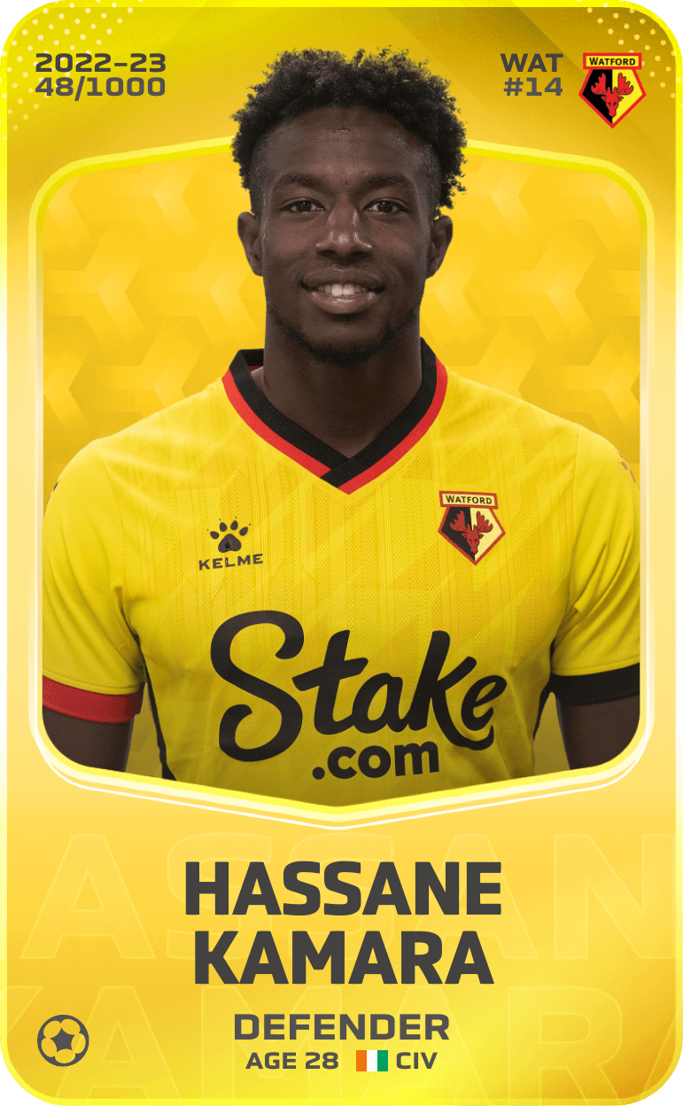 Hassane Kamara 2022-23 • Limited 48/1000