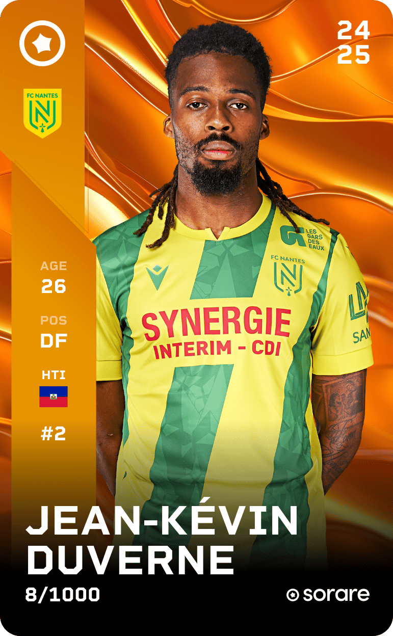 Jean-Kévin Duverne 2024-25 • Limited 8/1000