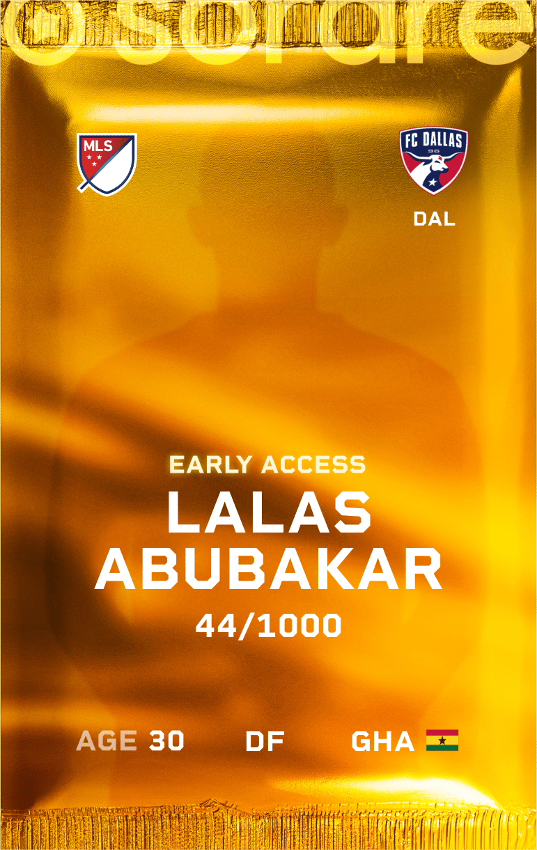 Lalas Abubakar 2025-26 • Limited 44/1000
