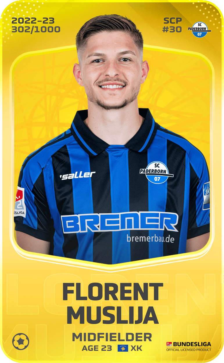 Florent Muslija 2022-23 • Limited 302/1000