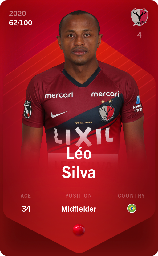 Sorare - Sorare Official - Léo Silva 2020-21 • Rare 62/100 - NFT # 113232880567524857673676448810059329013207801188696139071645600068497005856100