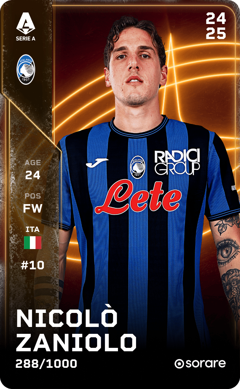 Nicolò Zaniolo 2024-25 • Limited 288/1000