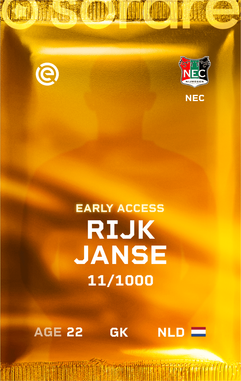 Rijk Janse 2024-25 • Limited 11/1000