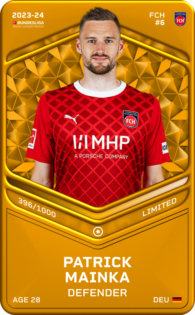 Patrick Mainka 2023-24 • Limited 396/1000