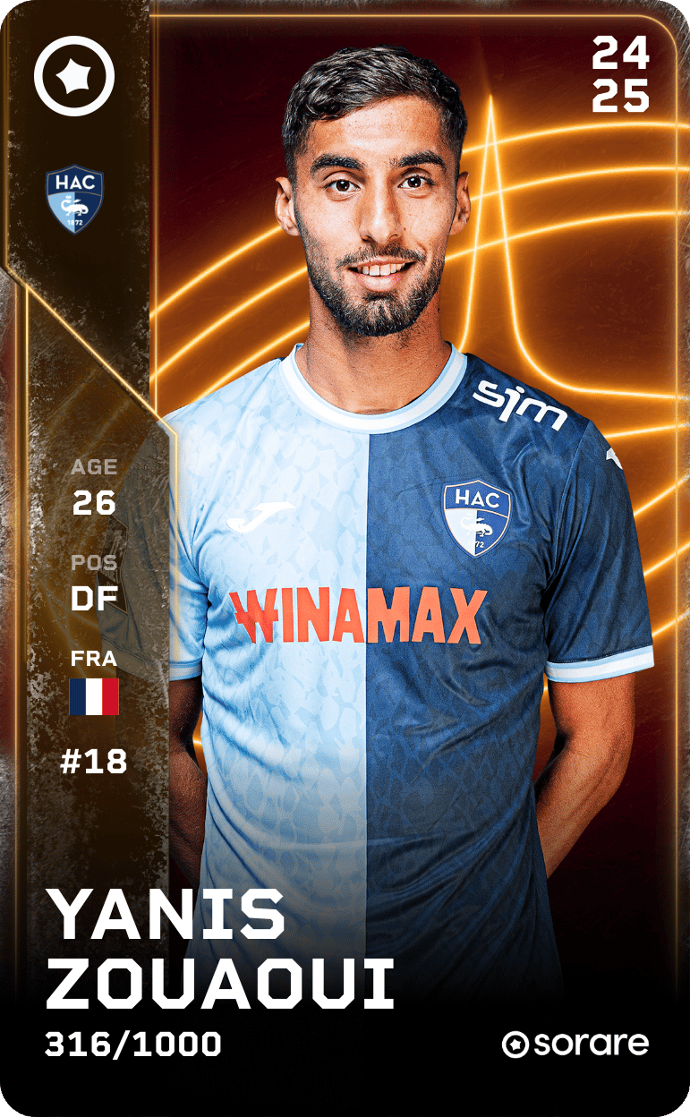 Yanis Zouaoui 2024-25 • Limited 316/1000