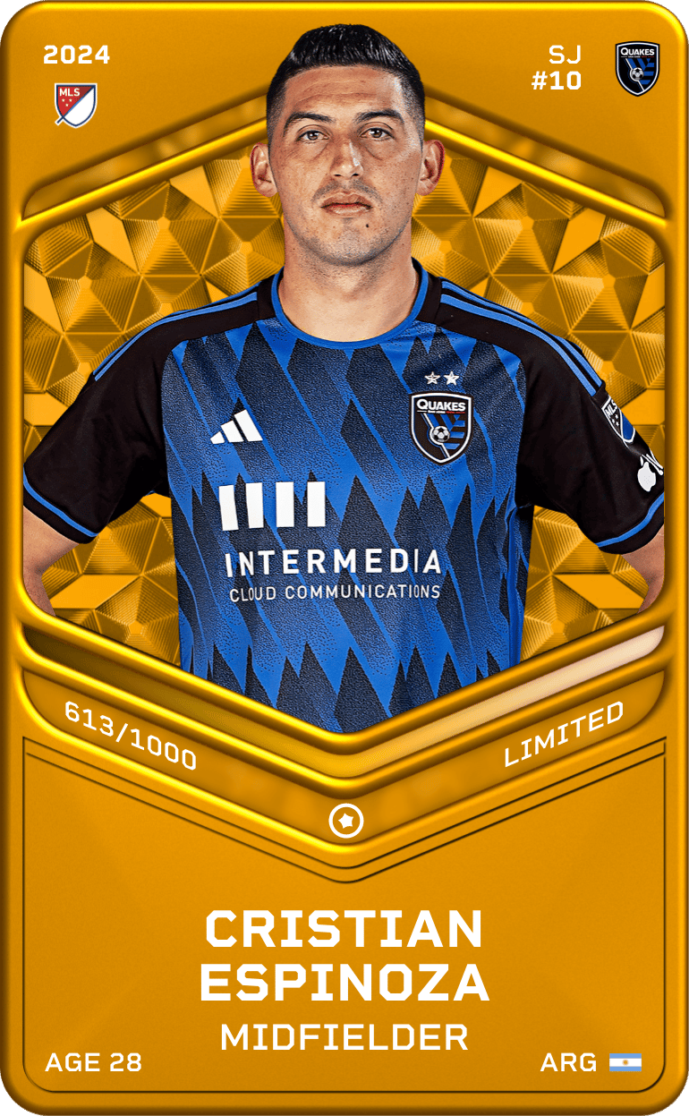 Cristian Espinoza 2024-25 • Limited 613/1000