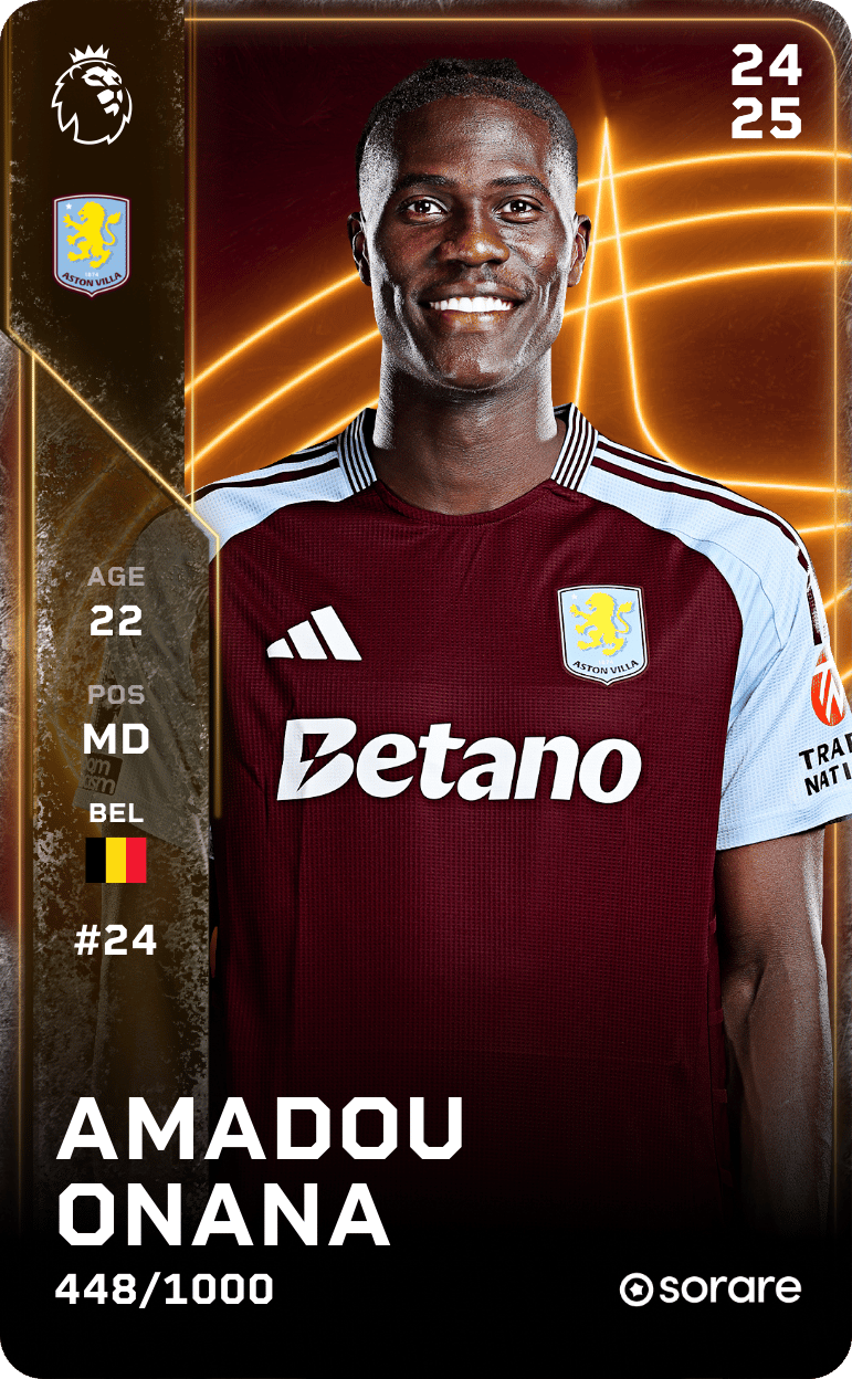 Amadou Onana 2024-25 • Limited 448/1000
