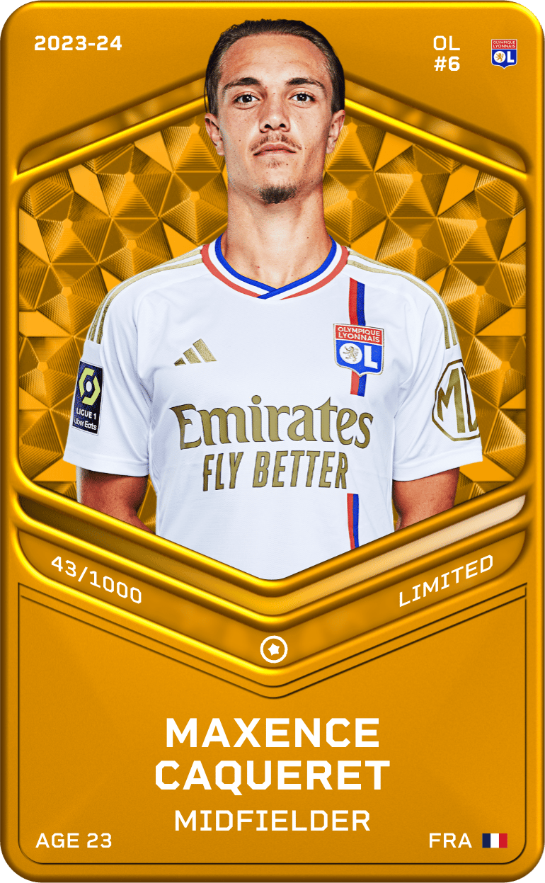 Maxence Caqueret 2023-24 • Limited 43/1000