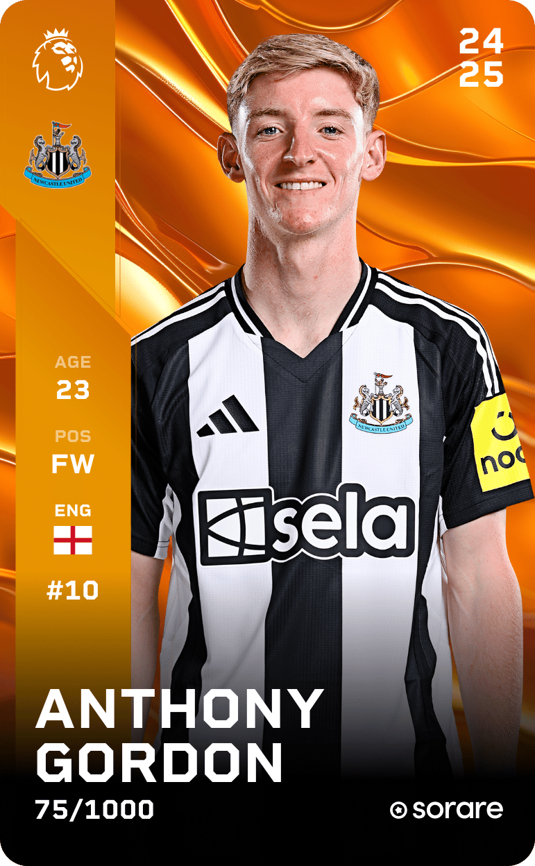 Anthony Gordon 2024-25 • Limited 75/1000