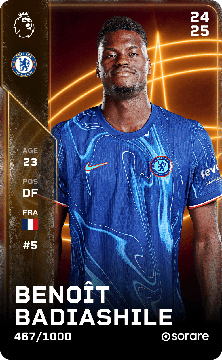 Benoît Badiashile 2024-25 • Limited 467/1000