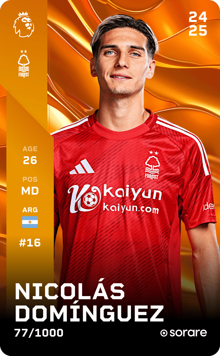 Nicolás Domínguez 2024-25 • Limited 77/1000