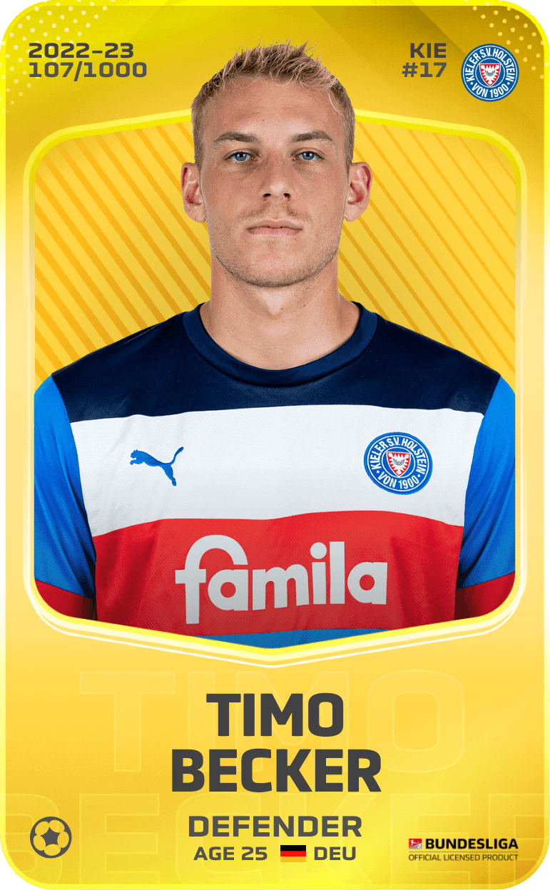 Timo Becker 2022-23 • Limited 107/1000