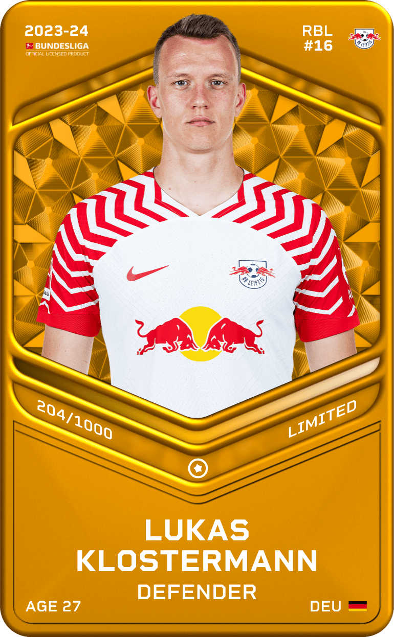 Lukas Klostermann 2023-24 • Limited 204/1000