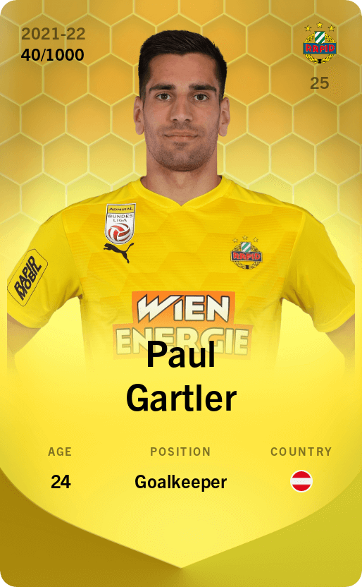Paul Gartler 2021-22 • Limited 40/1000