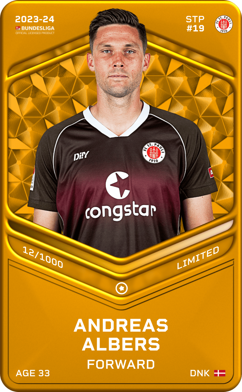 Andreas Albers 2023-24 • Limited 12/1000