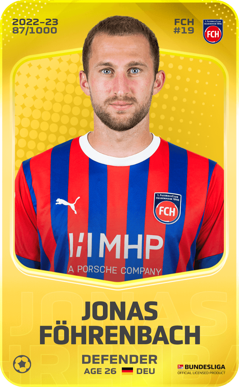Jonas Föhrenbach 2022-23 • Limited 87/1000